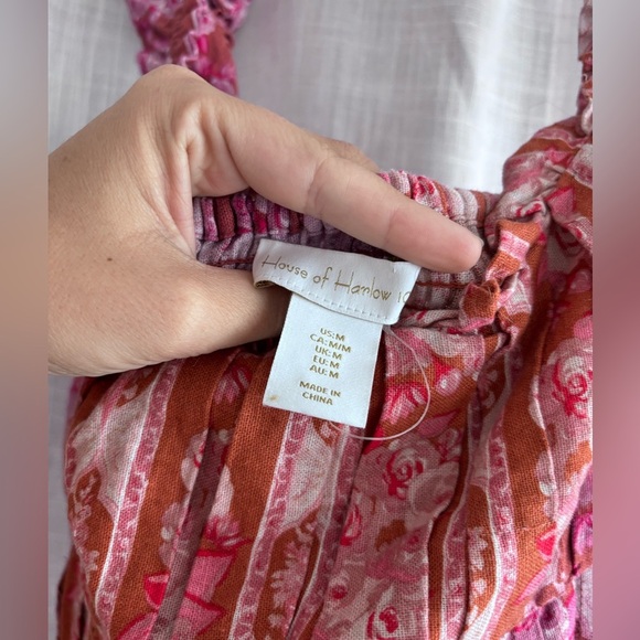 NWOT | House of Harlow floral linen dress - Picture 4 of 9